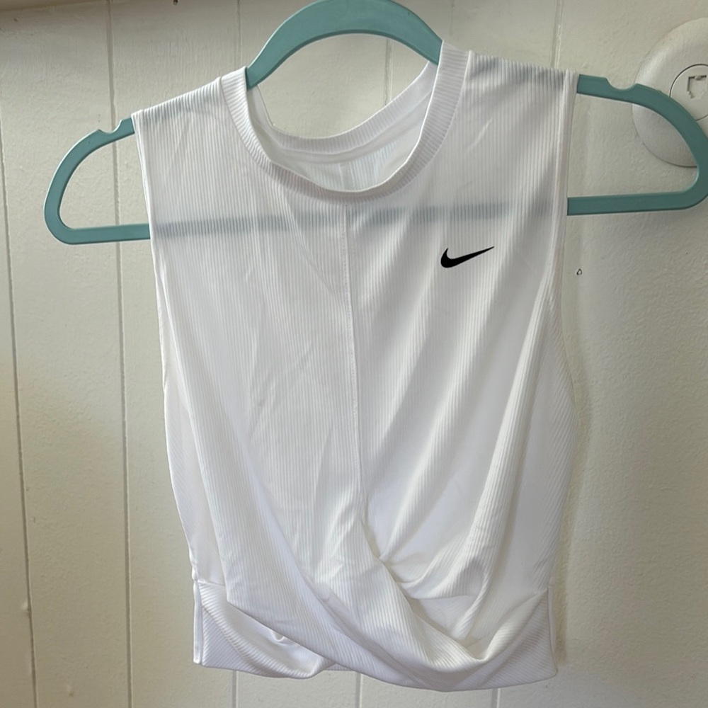 Nike Women's White Sleeveless Top